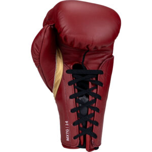 Everlast MX2 Pro Red/Gold Lace Training Gloves - Image 4