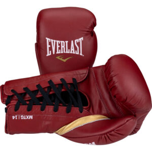 Everlast MX2 Pro Red/Gold Lace Training Gloves - Image 5