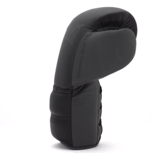 Everlast Pro Powerlock2 Black/Grey Fight Gloves - Image 2