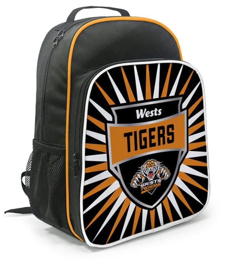 Wests Tiger NRL Team Shield Backpack