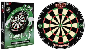 ONE80 Gladiator 3+ Premium Bristle Dartboard (Australia) - Image 2
