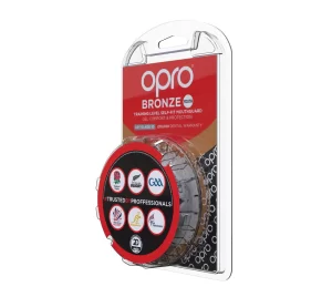 Opro Bronz Self-Fit Mouthguard Adult White - Image 4