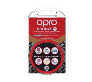 Opro Bronz Self-Fit Mouthguard Adult White - Image 3