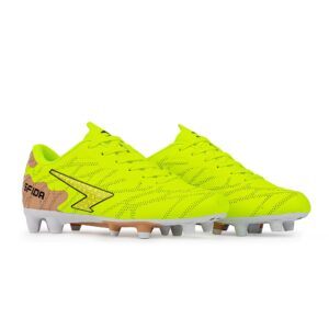 Sfida Launch Junior Football Boots - Yellow/Bronze