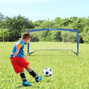 E-Jet Rectangular Pop Up Soccer Goal - 2M X 1M