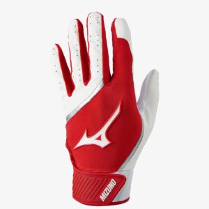 Mizuno MVP Youth Batting Gloves - Red