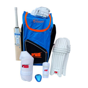 TSA Falcon Junior English Willow Cricket Kit Set (Helmet Option Available)