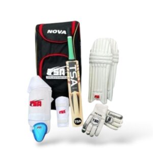 TSA Nova Junior Cricket Kit Set (Helmet Option Available)