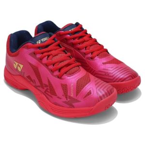 Yonex Blaze 3 Badminton Shoes - Red/Dark Ink/Gold