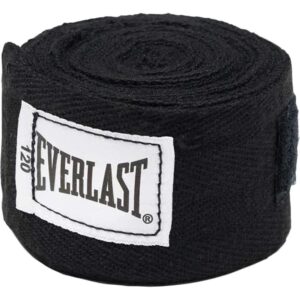 Everlast 120" Black Hand Wraps
