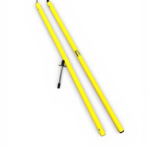 TSA Club Yellow 2 Piece Screw Base Agility Pole (easy for transport)