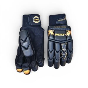 MRF Maverick Force Black Cricket Batting Gloves