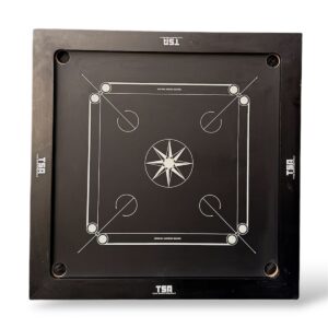 Black Edition Tournament Carrom Board (35×35 inch)