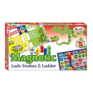 Magnetic Ludo Snakes & Ladders Board Game