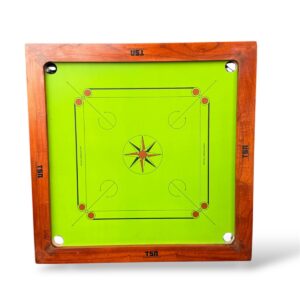 Ultra Pro Green Tournament Carrom Board (35×35 inch)