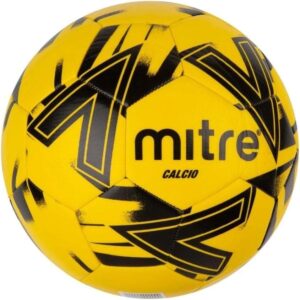Mitre Calcio Soccer Ball - Yellow/Black/Grey