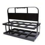 Total Sports 8 Space Folding Water Bottle Carrier - Black