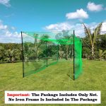 TSA Practice Cricket Net with Roof Cover – 30m x 3m (100ft x 10ft)