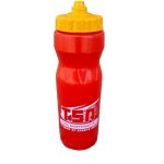 TSA Red Squeeze 750ml Water Bottle