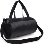 GN7 Leatherette Gym Duffel Bag - Black