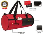 GM70 Premium Gym Duffel Bag with Shoe Pocket - Blue - Image 11