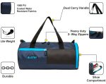 GM70 Premium Gym Duffel Bag with Shoe Pocket - Blue - Image 3