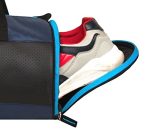 GM70 Premium Gym Duffel Bag with Shoe Pocket - Blue - Image 4