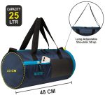 GM70 Premium Gym Duffel Bag with Shoe Pocket - Blue - Image 2