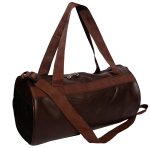 GN7 Leatherette Gym Duffel Bag – Brown