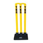Total Sports Plastic Cricket Stumps With Rubber Base