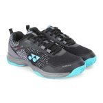 Yonex V100-i Badmintion Shoes - Black/Vivid Sky