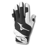 Mizuno Finch Youth Batting Gloves – White/Charcoal