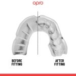 Opro Bronze Self Fit Mouthguard Youth White - Image 2