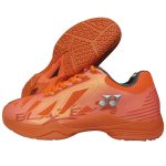 Yonex Blaze 3 Badminton Shoes - Hyper Orange/Midnight Turquoise - Image 5