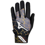 Mizuno MVP Youth Batting Gloves - Black/Orange